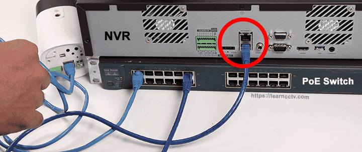 How to wire IP cameras using PoE Switch and NVR How to wire IP cameras using PoE Switch and NVR
