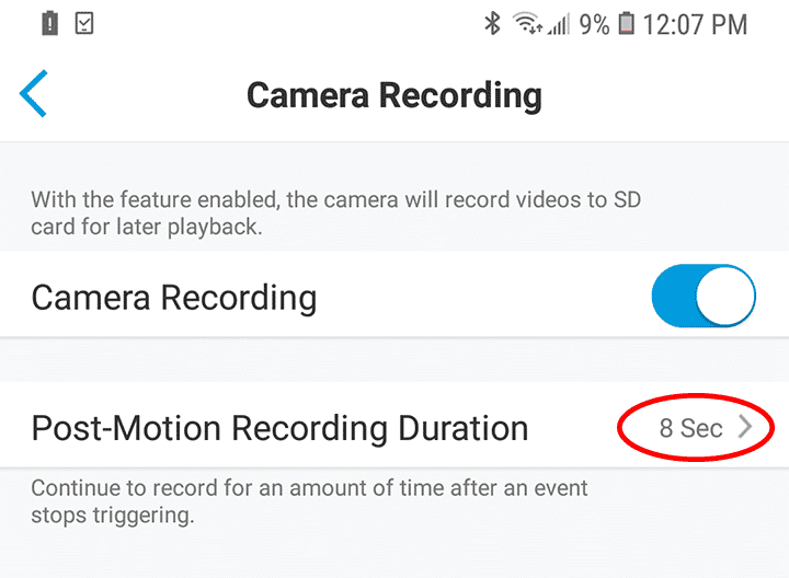 Micro SD Card Recording Micro SD Card Recording