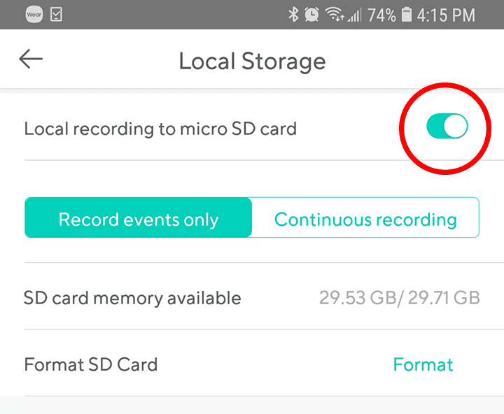 SD Card info in the Wyze Cam SD Card info in the Wyze Cam