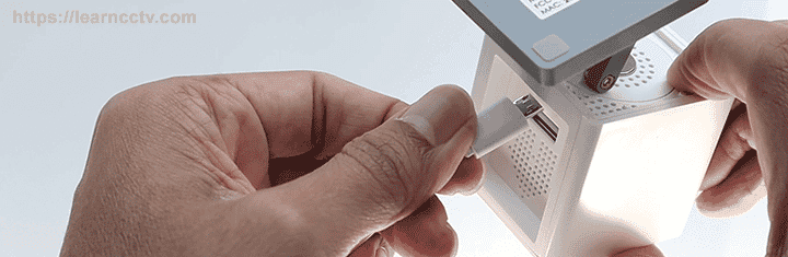 Wyze Cam - Hold the Setup buton and plug the USB cable Wyze Cam - Hold the Setup buton and plug the USB cable