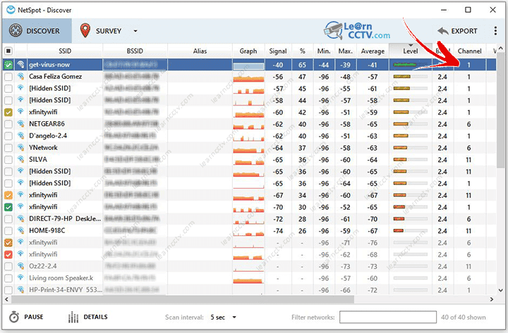WiFi Network Channels WiFi Network Channels