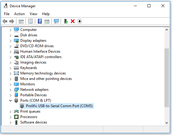 Windows-serial-port-configuration Windows serial port configuration