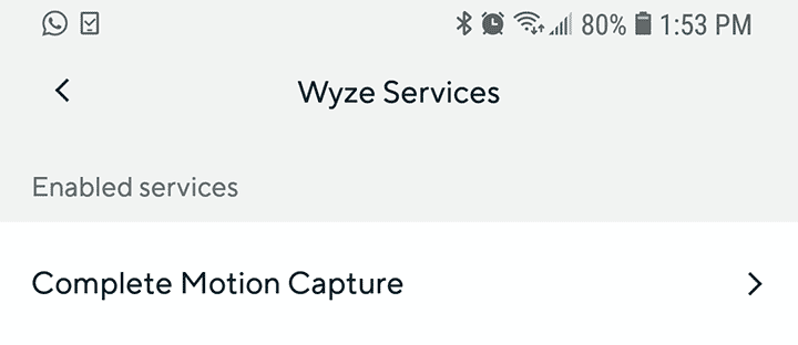 Wyze Cam Complete Motion Capture Wyze Cam Complete Motion Capture