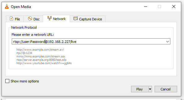 Wyze Cam RTSP Setup on VLC Wyze Cam RTSP Setup on VLC