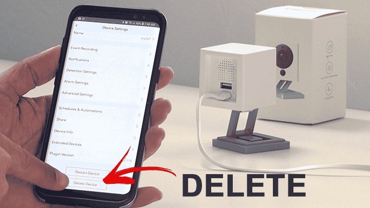 Wyze cam v2 app delete button Wyze cam v2 app delete button